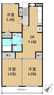 ベルデュール麻生壱番館【1階】の間取り