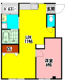 田原マンション【3階】の間取り