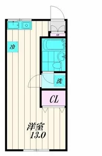 品川山本ビル【4階】の間取り