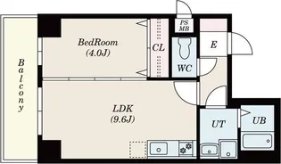 愛知県名古屋市千種区今池3【マンション】の間取り