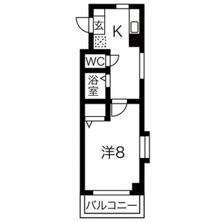 ラ・グラシューズ【4階】の間取り