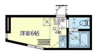 ユナイト星川シューデニッシュ【1階】の間取り