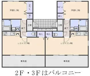 グリーンゲイブルズ【1階】の間取り