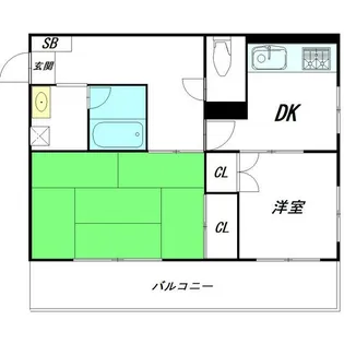 サンパレス西品川【3階】の間取り