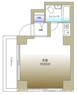 東京都新宿区神楽坂6【マンション】の間取り