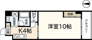 Pension南千田西町【4階】の間取り