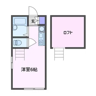 サン・クレール白鷺【1階】の間取り