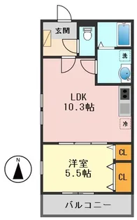 INSULA SERENA【1階】の間取り