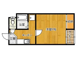 ハウスアライ?【1階】の間取り