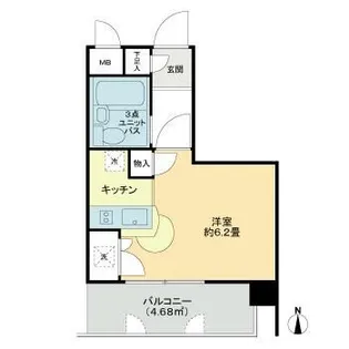 ワコーレ川口3【3階】の間取り
