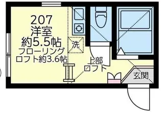 ユナイト保土ヶ谷エル・エスコリアル【2階】の間取り