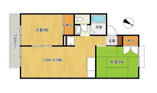 ドルチェハイツ【2階】の間取り