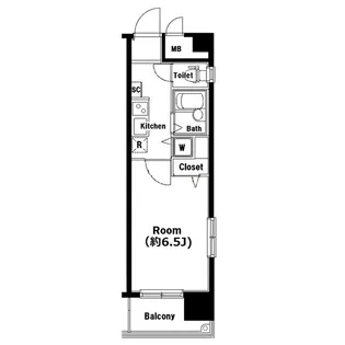 ガラ・シティ茗荷谷【10階】の間取り