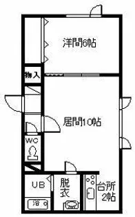 CrewI【1階】の間取り