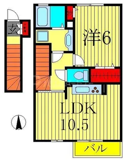 ニュータウンIII【2階】の間取り