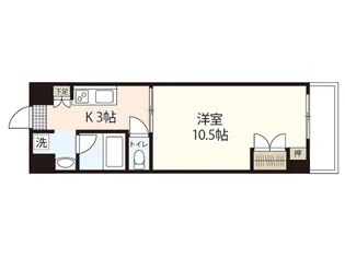 コーポPALII【5階】の間取り