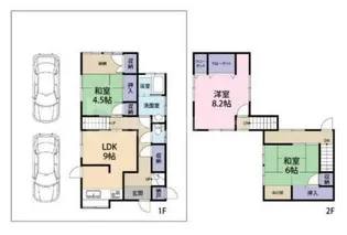 千葉県松戸市大橋【一戸建】の間取り