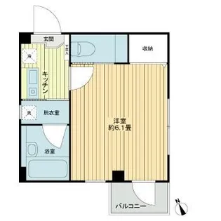 パークハイツ【2階】の間取り