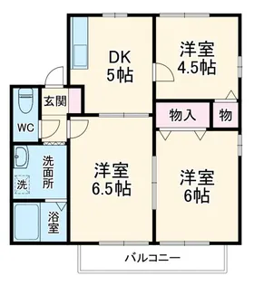 プランドール【1階】の間取り