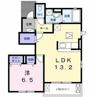 ローズヒルズ【1階】の間取り