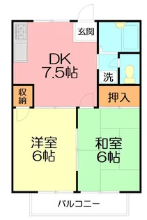 コート中野【2階】の間取り