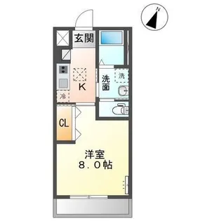 エステラ【1階】の間取り