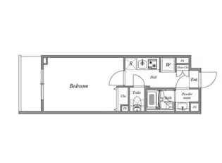 クオリタス杉並方南町【1階】の間取り