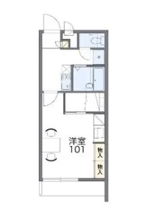 フレールI【3階】の間取り