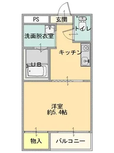 五智荘A【1階】の間取り