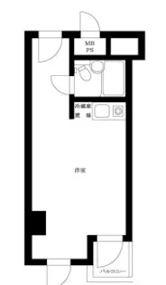 ソフトタウン赤坂【2階】の間取り