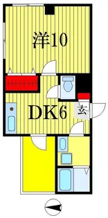 ミリアビタNo.3【7階】の間取り