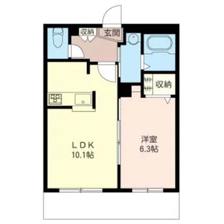 グランエスパシオVI【1階】の間取り