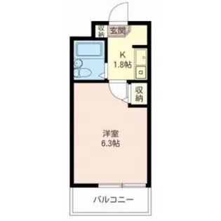 レジデンス岡田【4階】の間取り