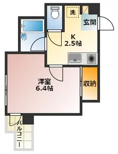 サンゼル田柄II【1階】の間取り