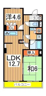 パーク・ノヴァ柏【2階】の間取り
