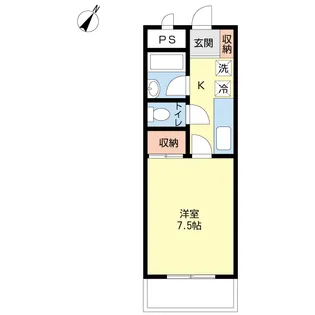 石渡第6ビル【1階】の間取り