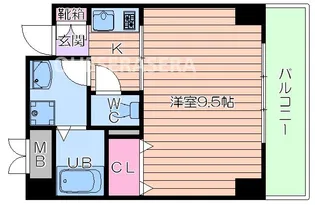 ウィスタリア京橋【3階】の間取り