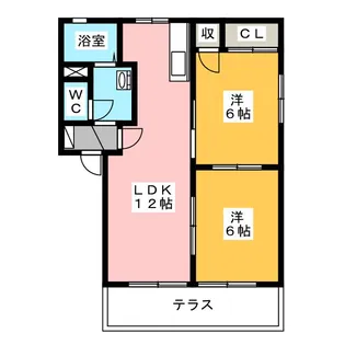 Rin C【1階】の間取り