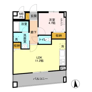 アレグリア柏屋【2階】の間取り