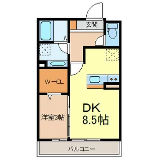 Cleyera青山【1階】の間取り