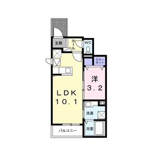 リジエール【1階】の間取り