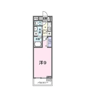 コーチ・フラット【1階】の間取り