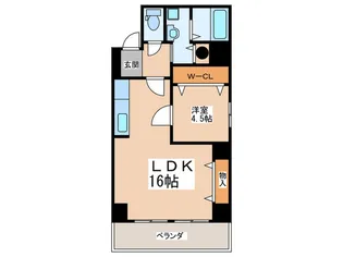 パティオ上本町【4階】の間取り