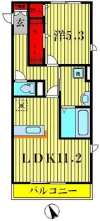 メルベーユおおたかの森1号棟【3階】の間取り