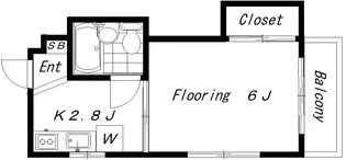 メゾンドエスポワール【2階】の間取り