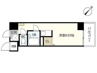 田中興産本社ビル【4階】の間取り