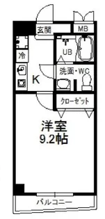 ロゼット【3階】の間取り