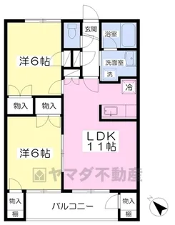アダチメント3【2階】の間取り