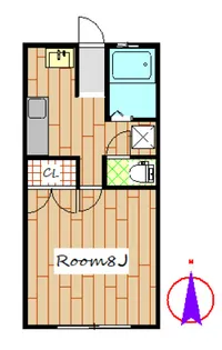 ゆあーずホーム剣崎B【2階】の間取り
