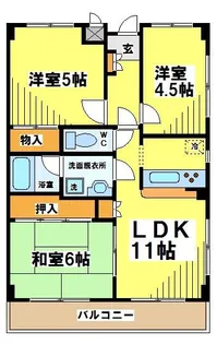 パークアベニュー【3階】の間取り